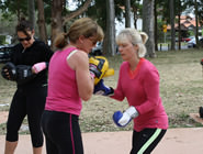 An outdoor JusFitness training session